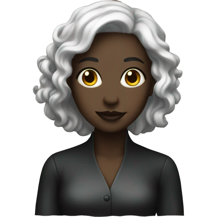 dark beauty with Book  emoji