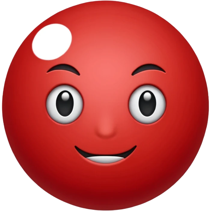WRITE THE WORD "RED" emoji
