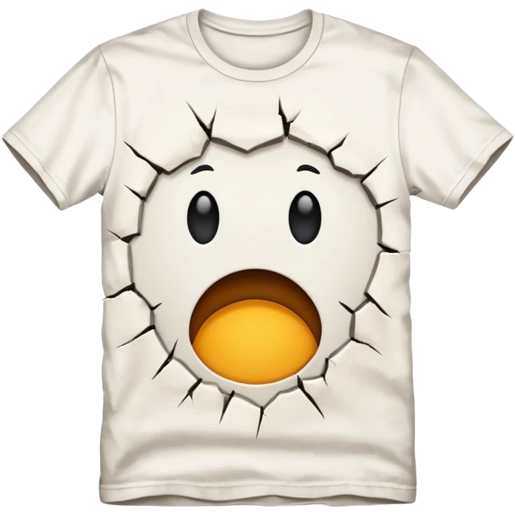 torn t-shirt emoji