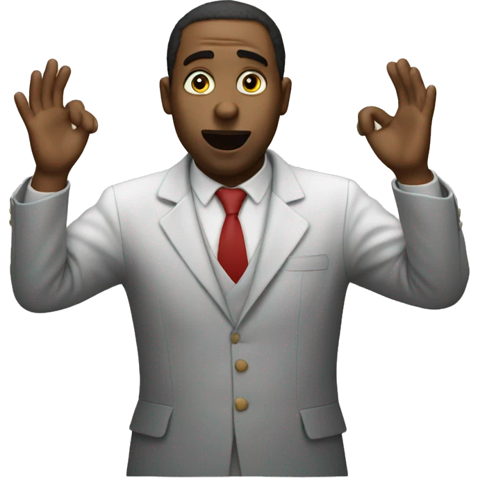 French person acting like a know it all emoji