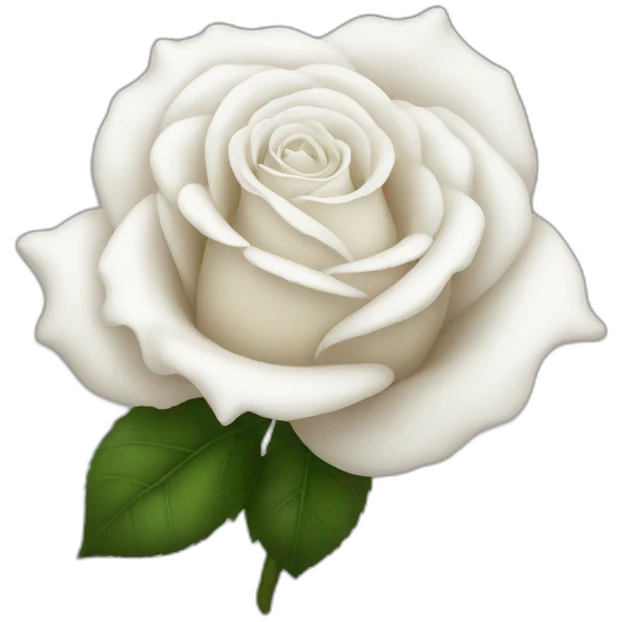 white rose emoji