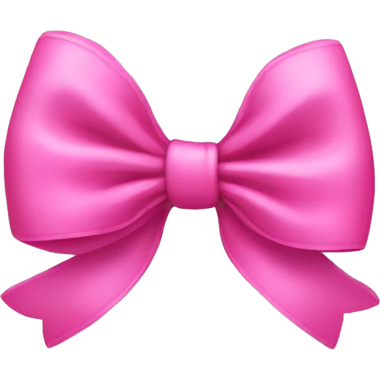 pink bow emoji