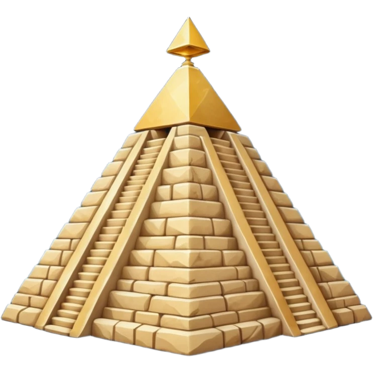 beautiful pyramid starry baroque emoji