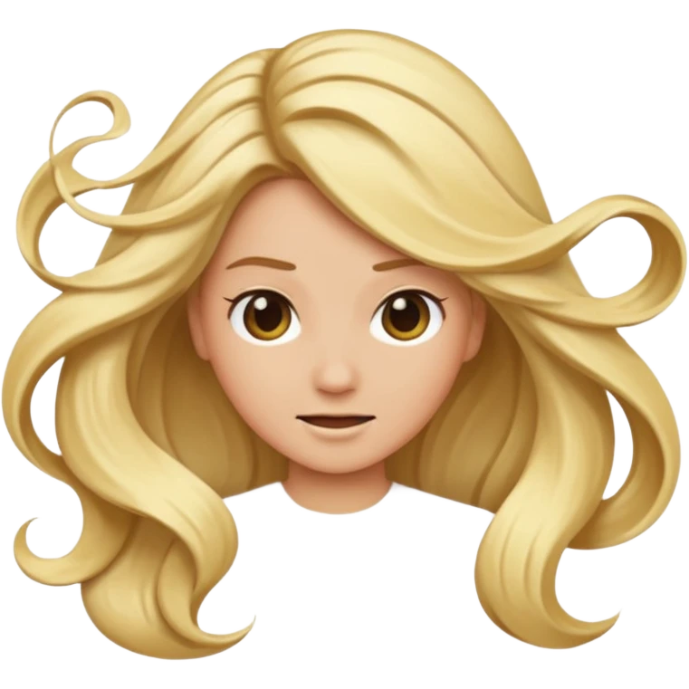 Hair whipping emoji emoji