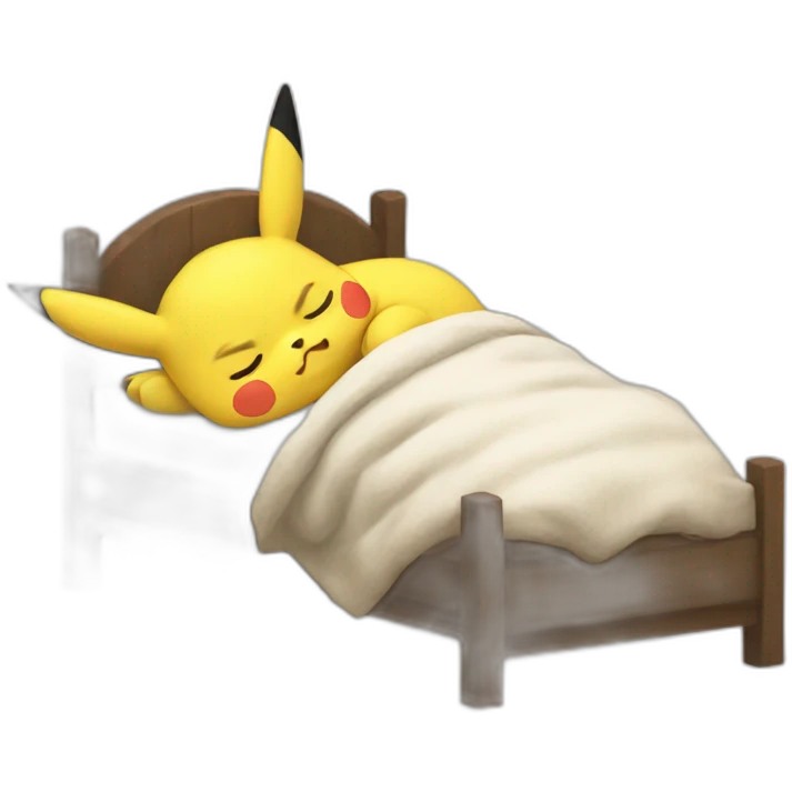 Sleeping pikachu emoji