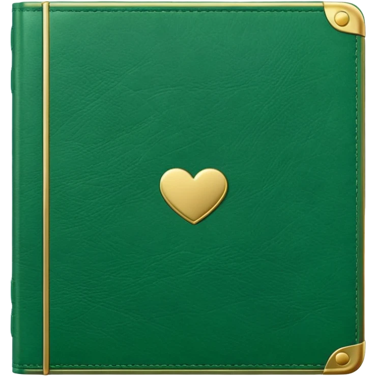 Aesthetic green note journal book emoji