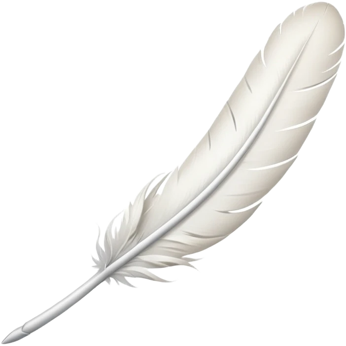 White feather emoji