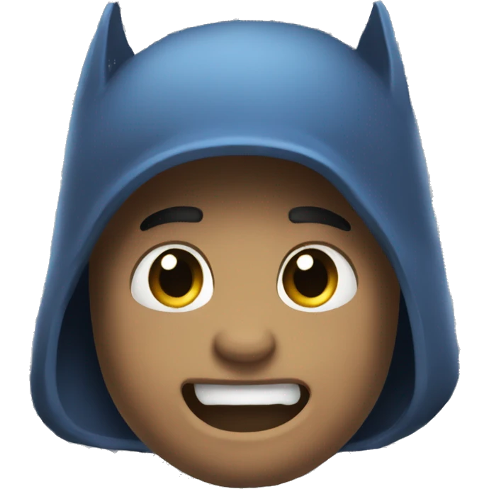 the bat is bolt-free blue emoji