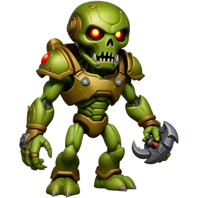 3D, cinematic ultra detailed 32k HD Doom srhoom in pvz 1, brought to life with stunning visual details, each lash, eye, and hair is shown in stunning detail, rich textures, visually rich, so lifelike that it feels like it could leap off the page at any moment emoji