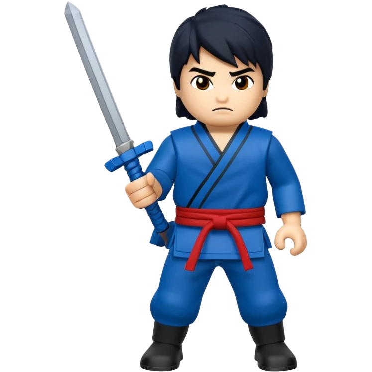 I want the blue ninja from ninjago emoji