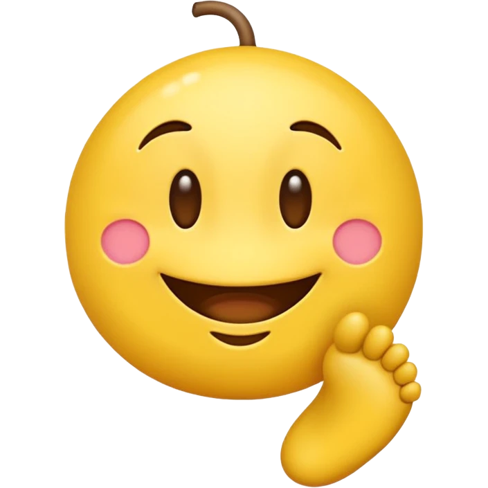 Ayak koklayan emoji emoji