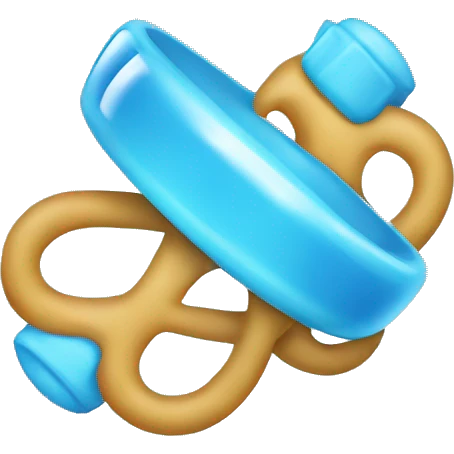Blue pacifier  emoji