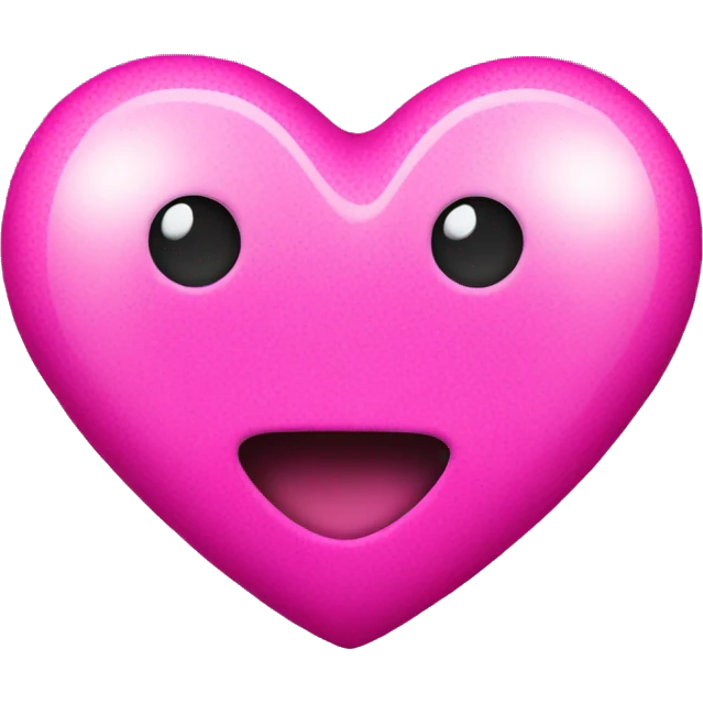 Disco pink heart  emoji