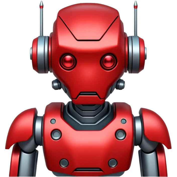 RED Robot Cyberpunk emoji