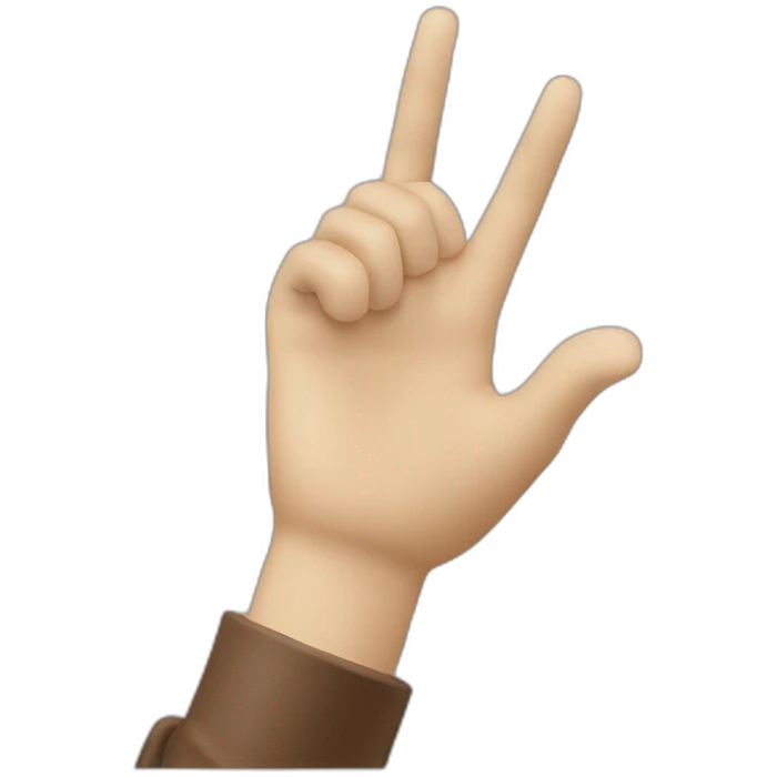persona haciendo el saludo romano emoji