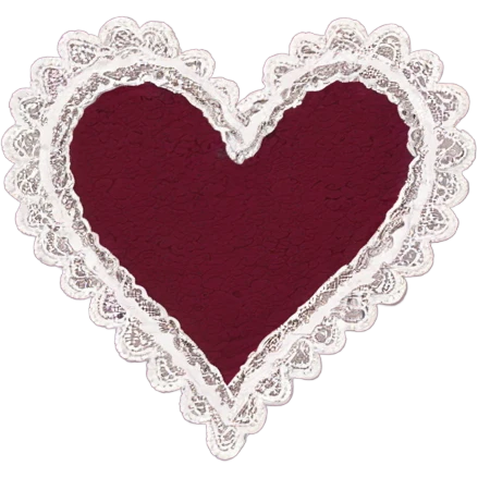 burgundy\ lace heart emoji