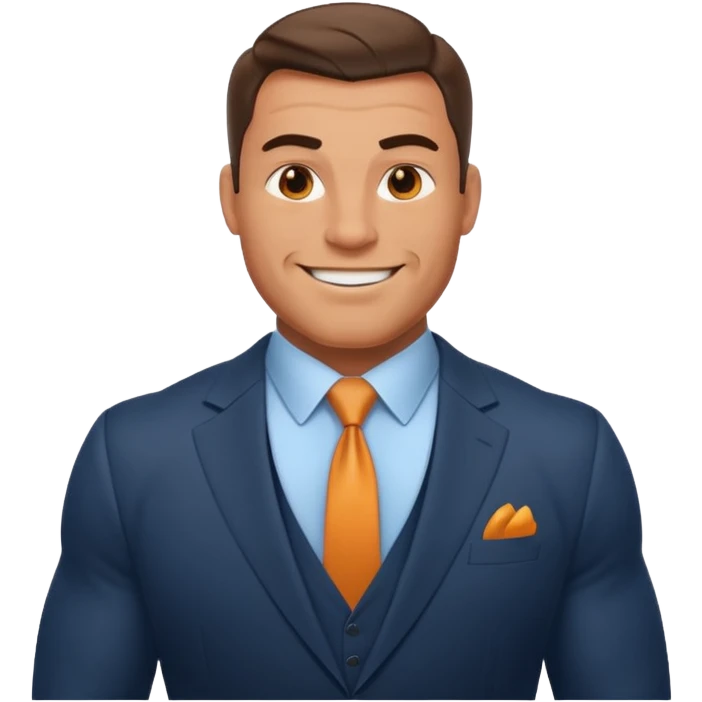 Make me a nice super cool and very huge man who knows all the things about everyone emoji