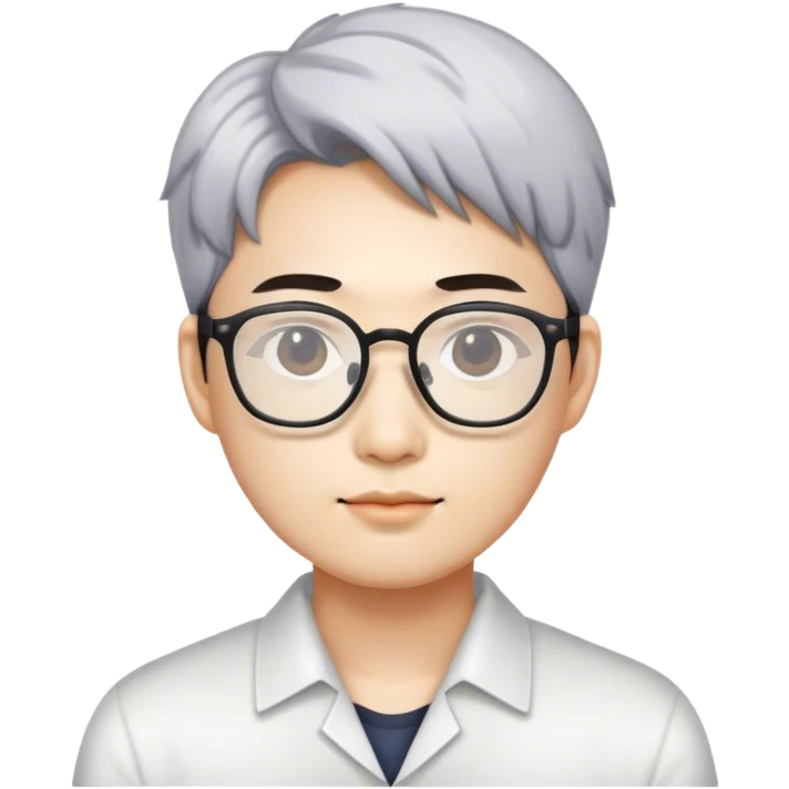 korean programmer with glasses emoji