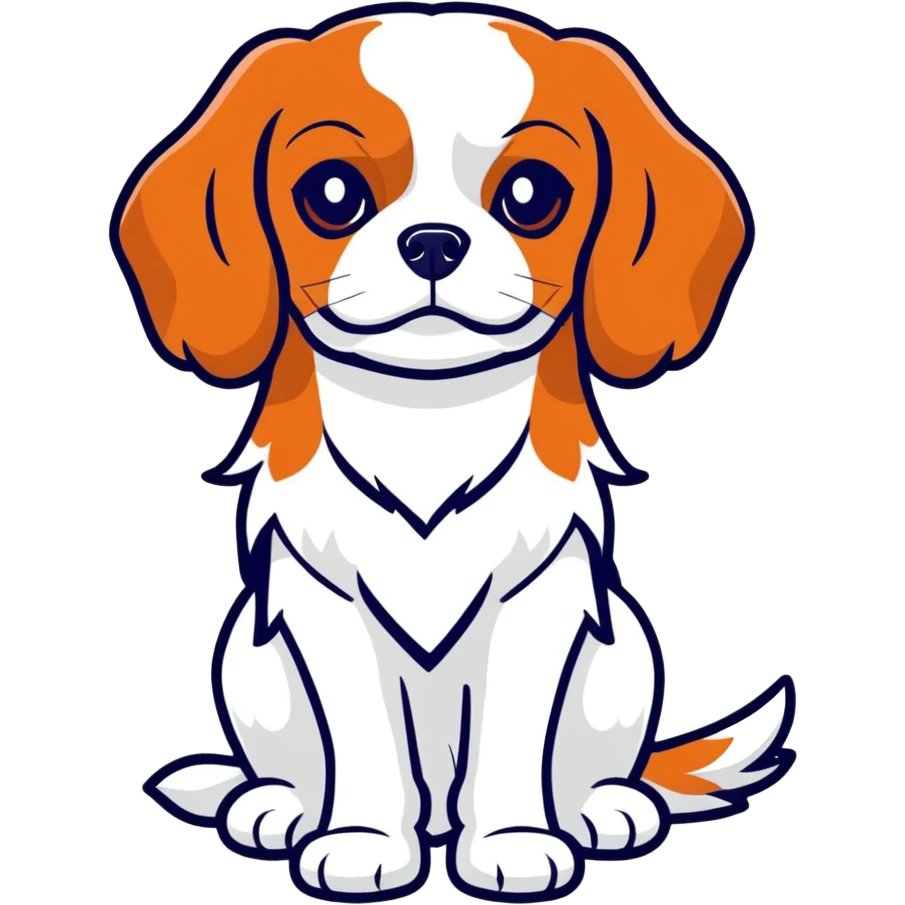 King Charles cavalier emoji