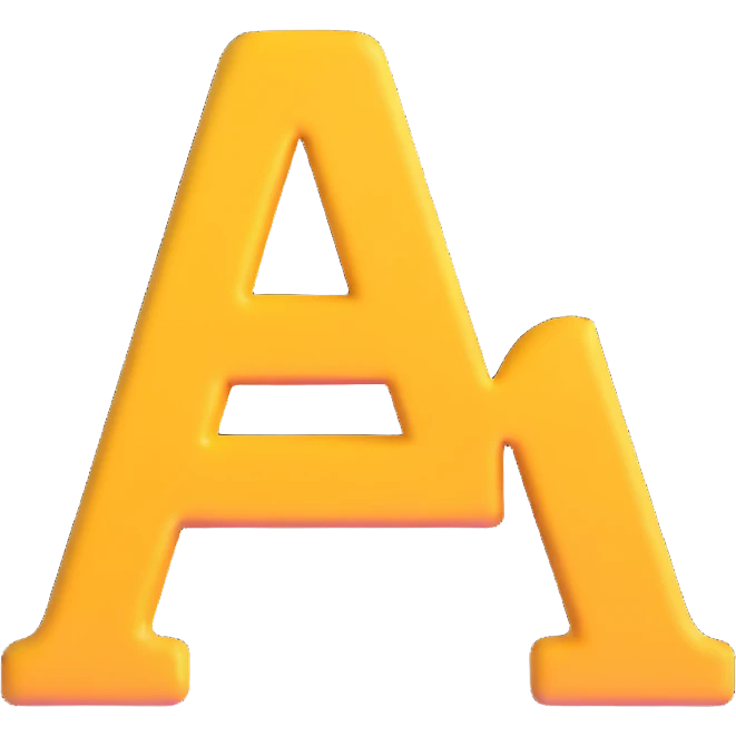 letter A emoji