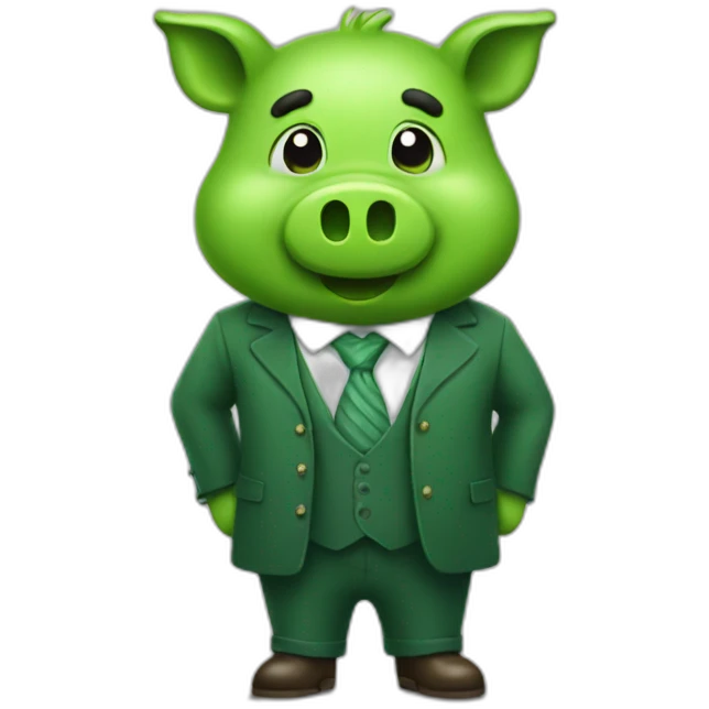 green piggy trader emoji