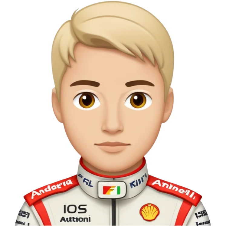 Can you pls made F1 driver Andrea Kimi Antonelli emoji
