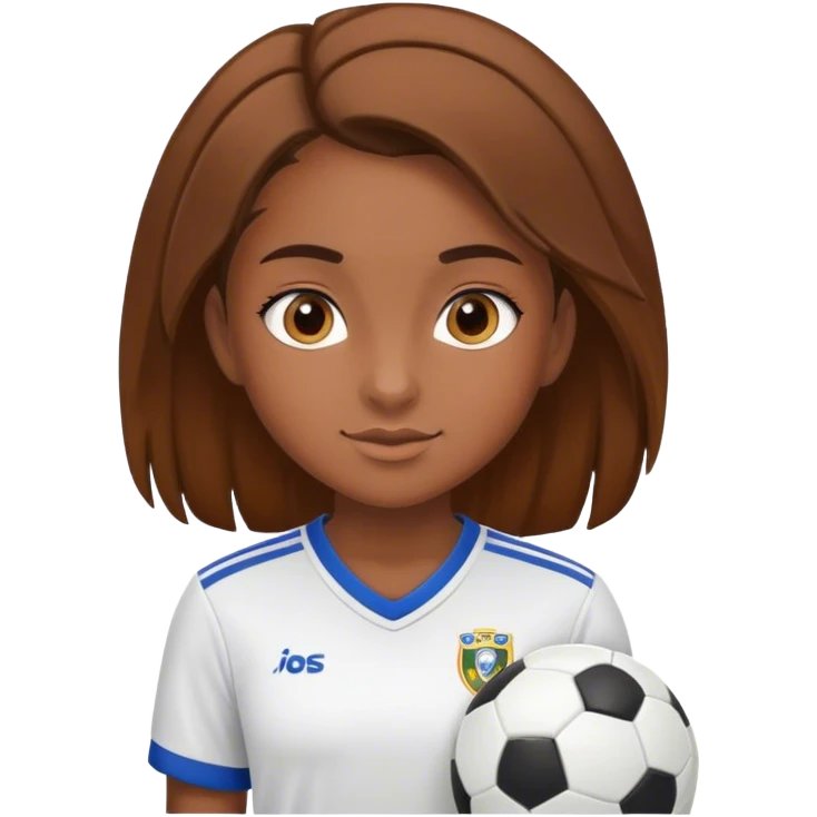 Soccer girl emoji