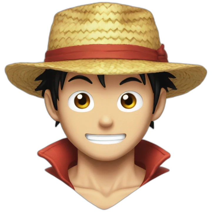 Luffy angey emoji