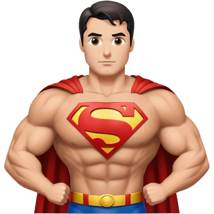 superman with cape emoji