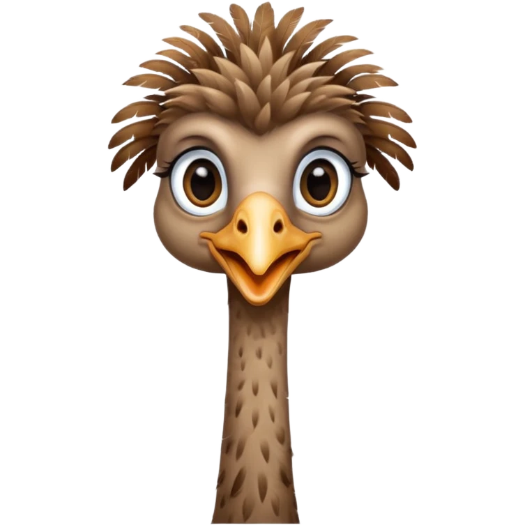 Ostrich emoji
