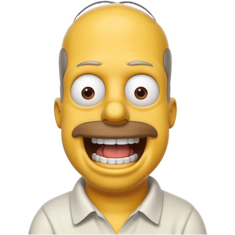 Homero Simpson babeando emoji
