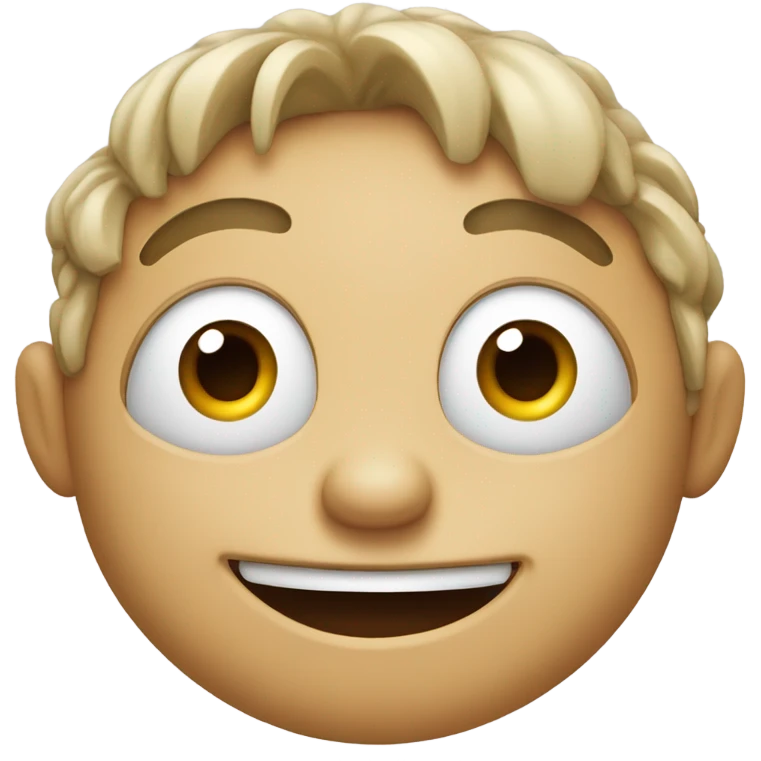tiny ridiculous smile emoji