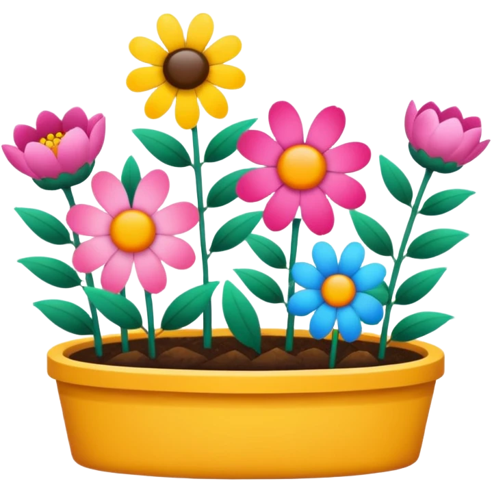 flower garden emoji