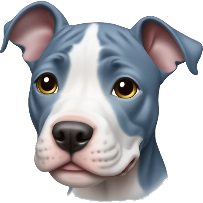 Blue nose pitbull puppy emoji