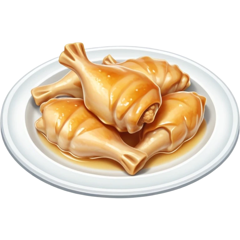 Plate of chicken cartilage  emoji