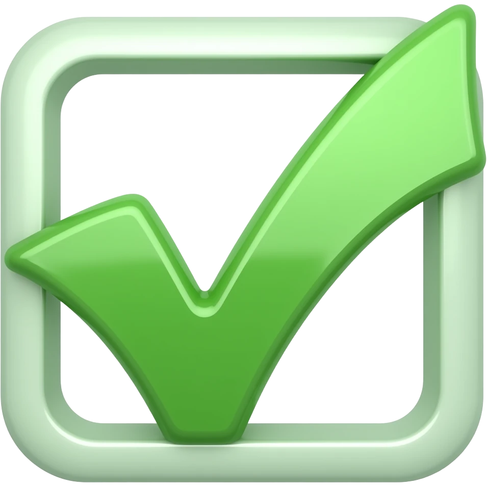 Verified check mark real emoji