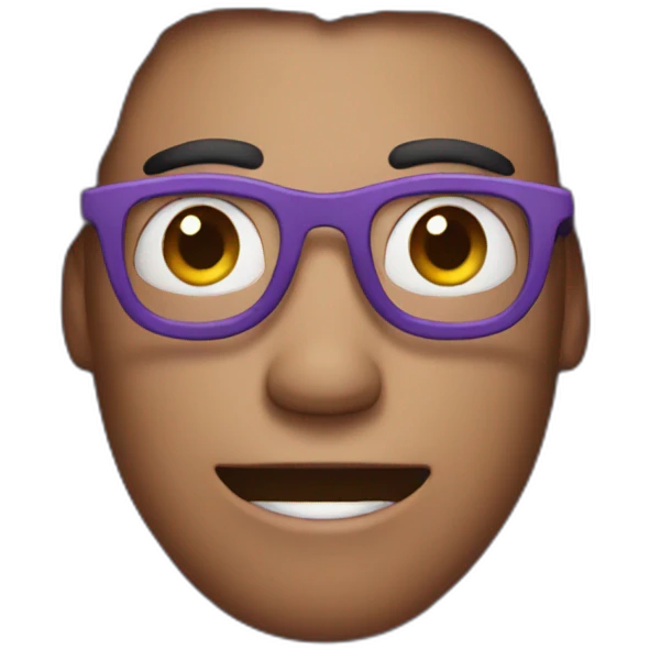 Purple guy emoji