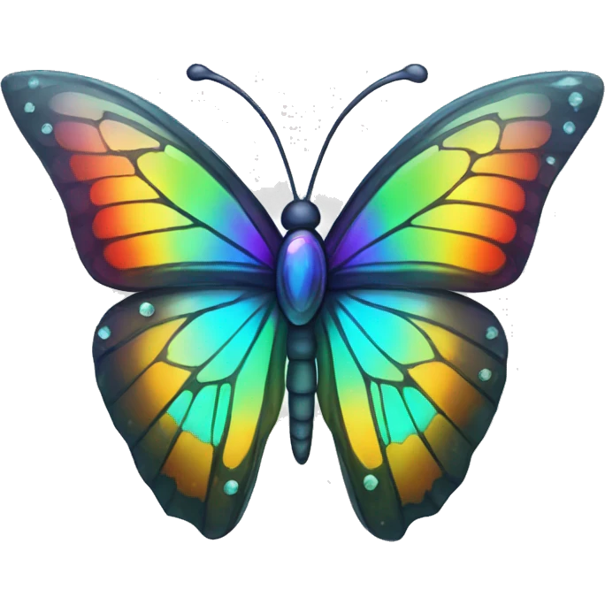 One Rainbow-Crystal-Gem-Butterfly-Crystal-Fly emoji