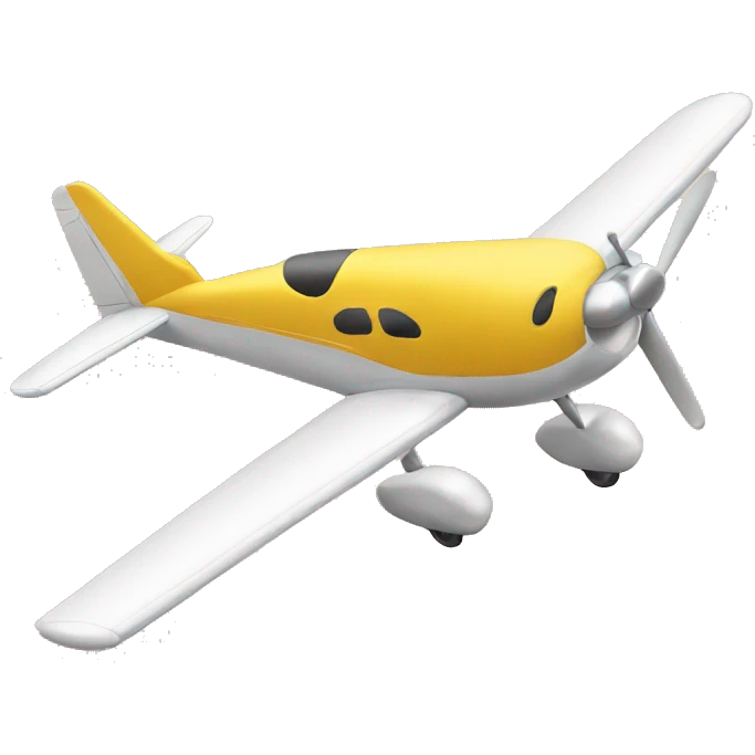 yellow plane emoji