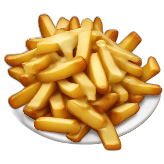 Poutine mangeant poutine  emoji