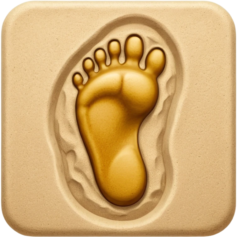Footprint emoji