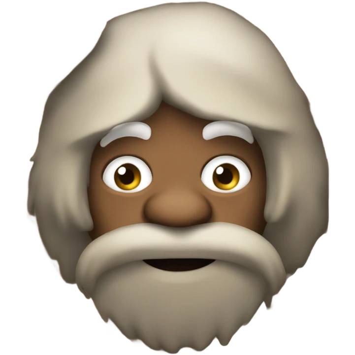 Cave man saying, Erk did it” emoji