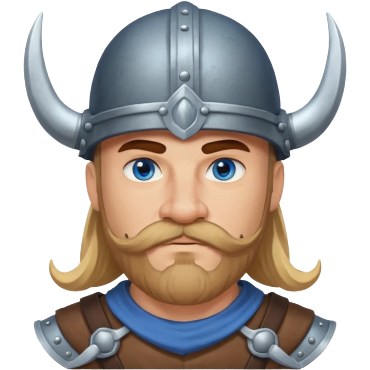 viking raider with only mustache emoji