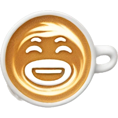latte art emoji
