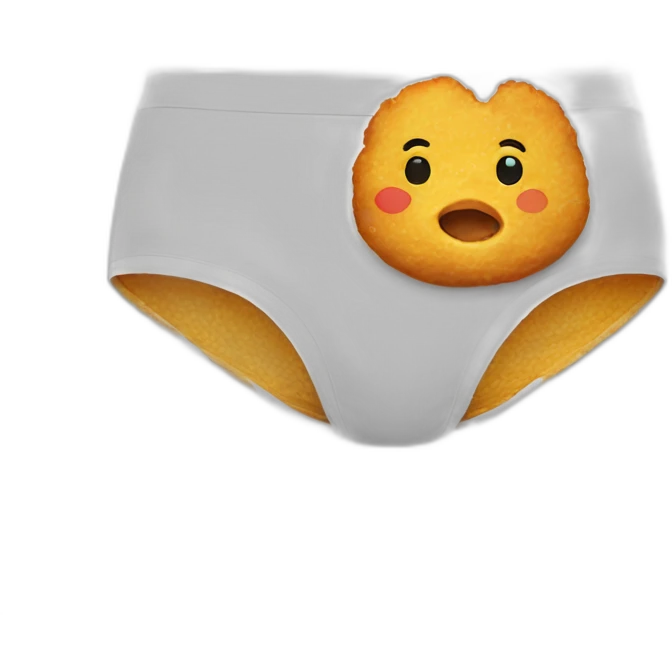 chicken mcnugget panties emoji