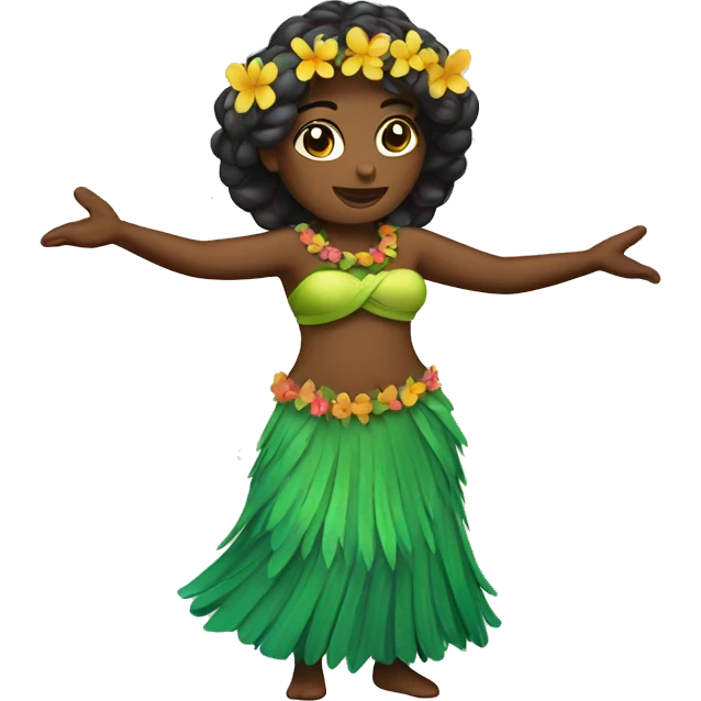 LOVERLY HULA DANCER emoji