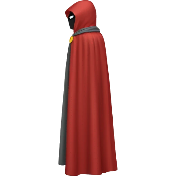 headless super hero cape emoji