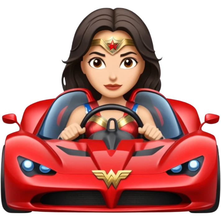  Wonder woman’s feminine features offroad capable long-travel suspension 4x4 racing no.86 hypercar  emoji