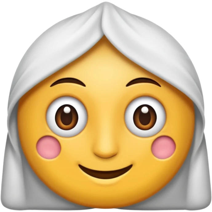 Beyaz lale emoji