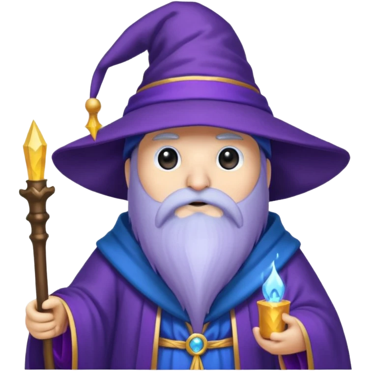 Penguin Wizard emoji